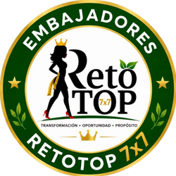 Emblema oficial del Programa de Embajadores RetoTOP